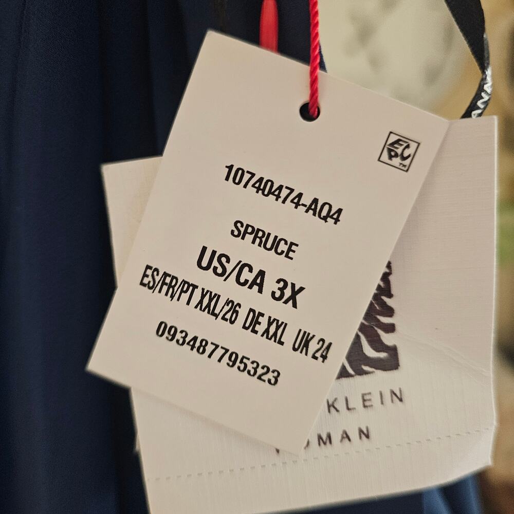 Anne Klein Pleated Midi Skirt Plus Size 3X - Picture 6 of 7